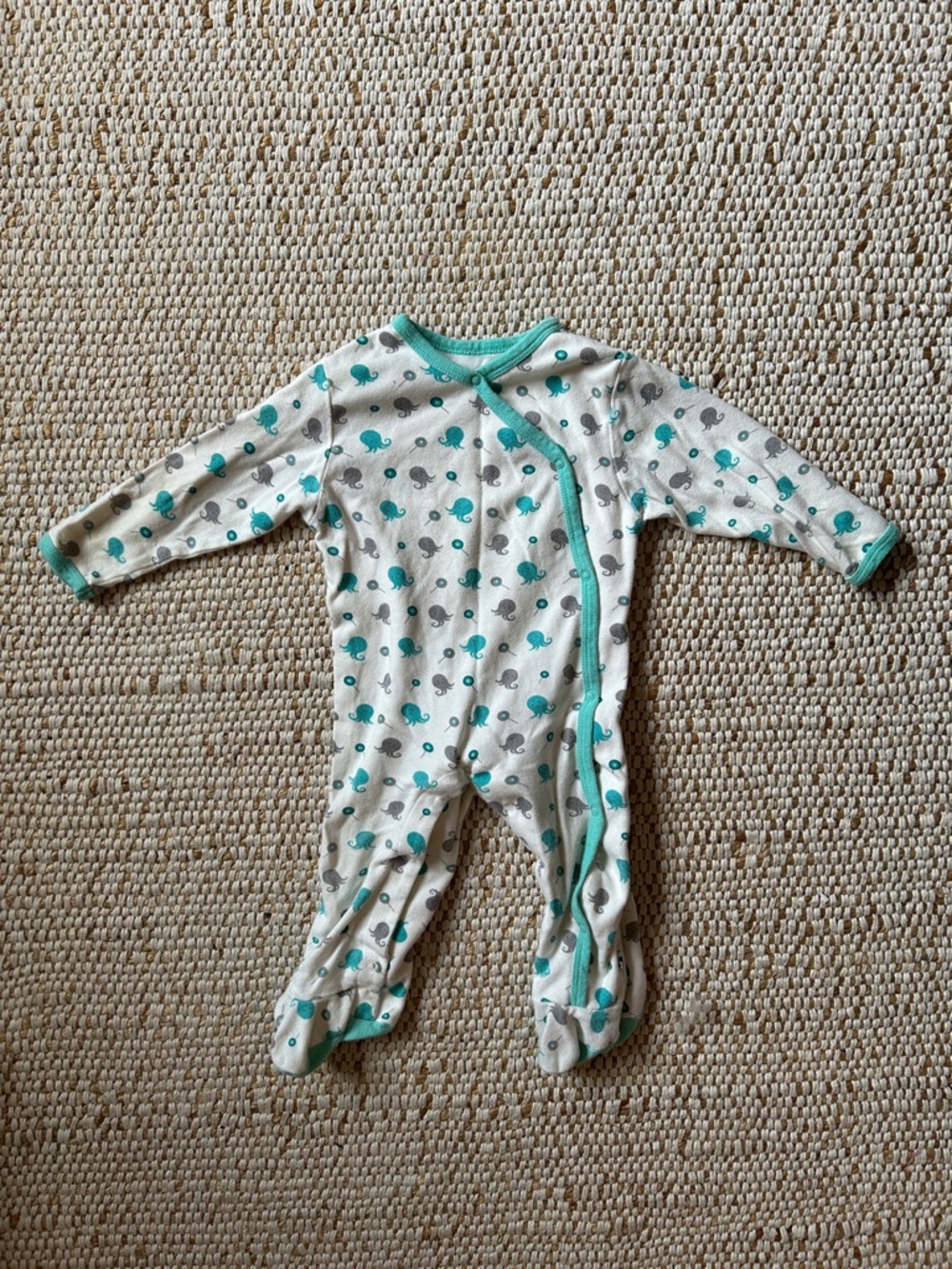 Babysoy organic cotton footed sleeper